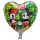 GLOBO CORAZÓN MICKEY - MINNIE 45CM