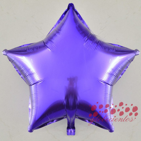 Globo estrella lila 45 cm