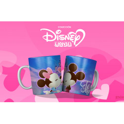 Tazas minnie y mickey LOVE