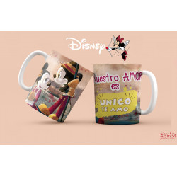 Tazas minnie y mickey LOVE