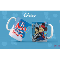 Tazas minnie y mickey LOVE