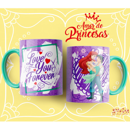 Tazas Ariel disney LOVE