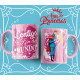 Taza Princesas Disney love
