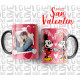 Taza Minnie y Mickey personalizable love