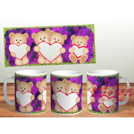 Taza osos personalizable love