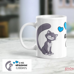 Taza  si nos abrazamos love