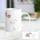 Taza  en el mismo destino love