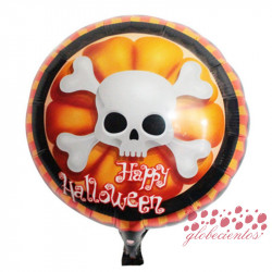Globo "Happy Halloween! " diseño 2, 45 cm