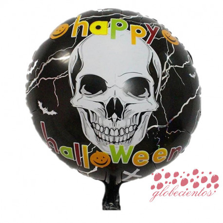 Globo "Happy Halloween " diseño 5, 45 cm