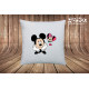 Cojín Minnie y Mickey