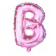 Globo letra B rosa, 38 cm