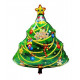 Globo árbol navidad &quot;Merry Christmas&quot;, 63x45 cm