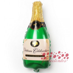 Globo botella celebración pequeña "Château Célébration", 43x25 cm