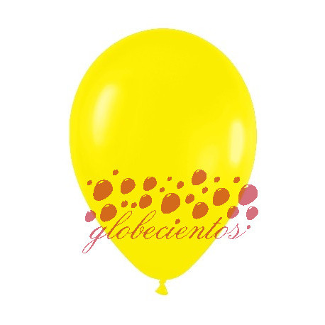 Globos color amarillo 30cm