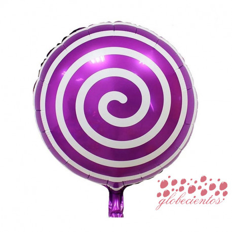 Globo diseño espiral, 45 cm