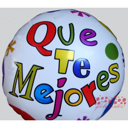 Globo diseño "Que te mejores", 45 cm