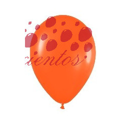 Globos color naranja 30cm