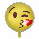 Globo emoticono beso, 45 cm