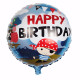 Globo pirata &quot;Happy Bithday&quot;, 45 cm