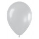 Globos color plata 30cm