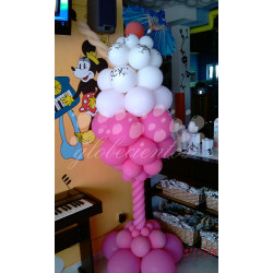 Figura helado realizada con globos, 1.8 m
