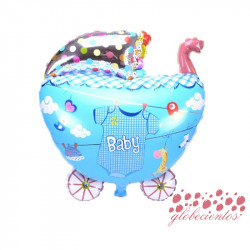 Globo carrito niño "Baby", 68x50 cm