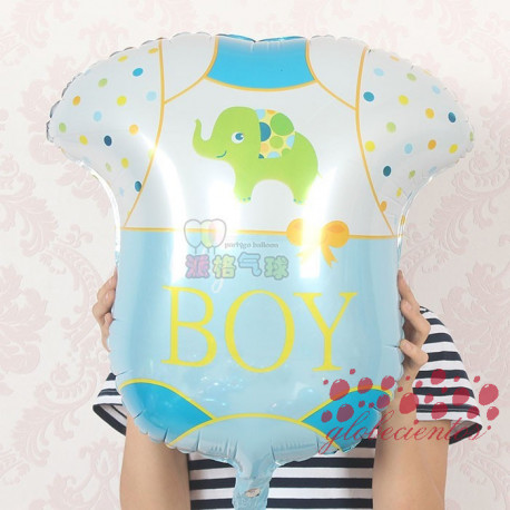 Globo body azul "BOY", 50x53 cm