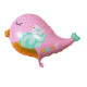 Globo pájaro rosa &quot;BABY&quot;, 68x43 cm