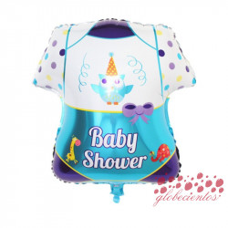 Globo body bebé azul "Baby Shower", 50x52 cm