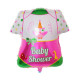 Globo body bebé rosa &quot;Baby Shower&quot;, 50x52 cm