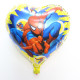 Globo corazón Spiderman 2, 45 cm
