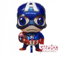 Globo figura Capitán América, 80x45 cm