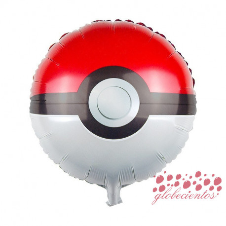 Globo redondo Pokémon Pokeball, 45 cm