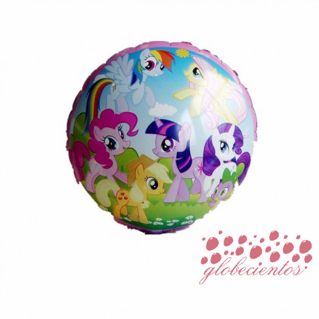 Globo redondo "Mi pequeño poni", 45 cm