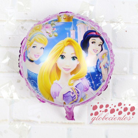 Globo redondo princesas, 45 cm