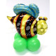 Globo abeja con base