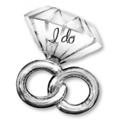 Globo diseño  "I do" anillo 116x65 cm