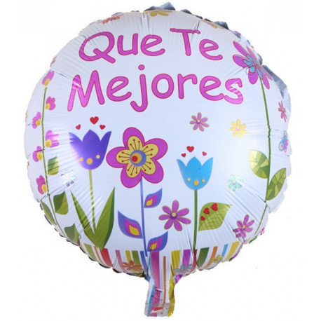 Globo "Que Te Mejores" diseño 4, 45 cm