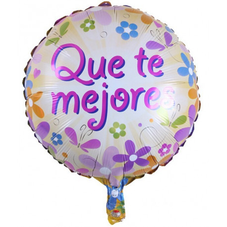 Globo "Que Te Mejores" diseño 5, 45 cm