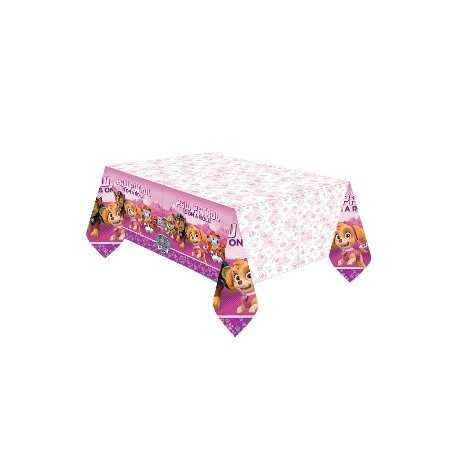 Mantel Patrulla Canina rosa
